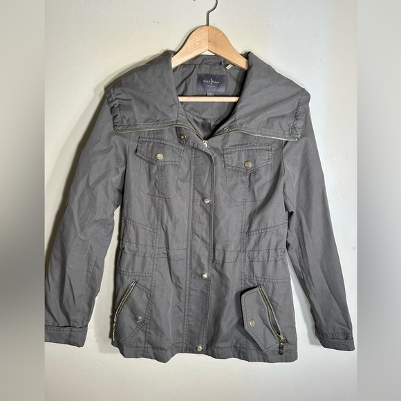 Women’s Cole Haan Olive Green Utility Jacket.(Women Jacket) - Picture 3 of 6
